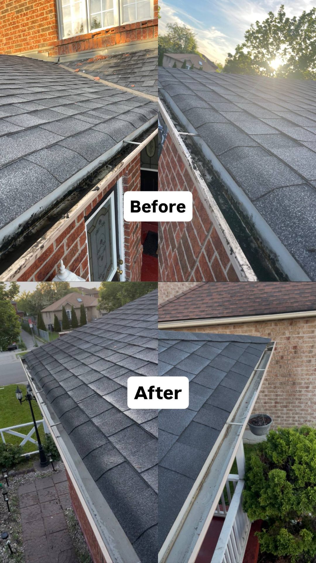 Gutter Cleaning after